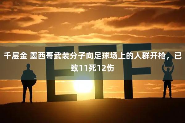 千层金 墨西哥武装分子向足球场上的人群开枪，已致11死12伤